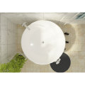 White Color Personal Acrylic Freestanding Massage Round Bathtub